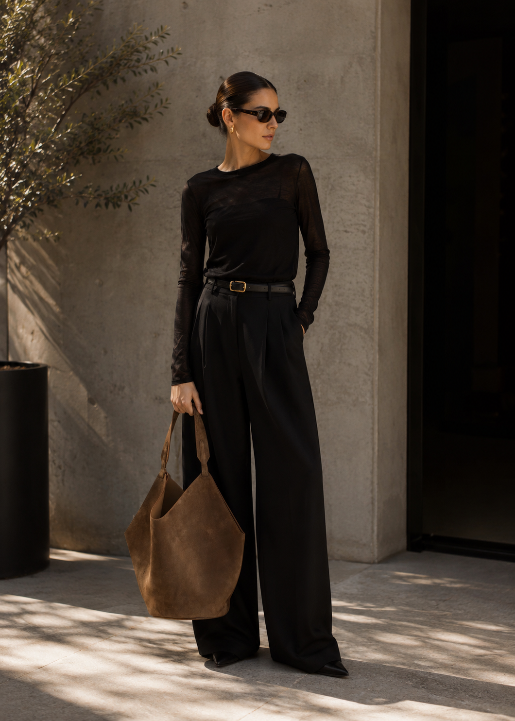 Medium Lotus Tote