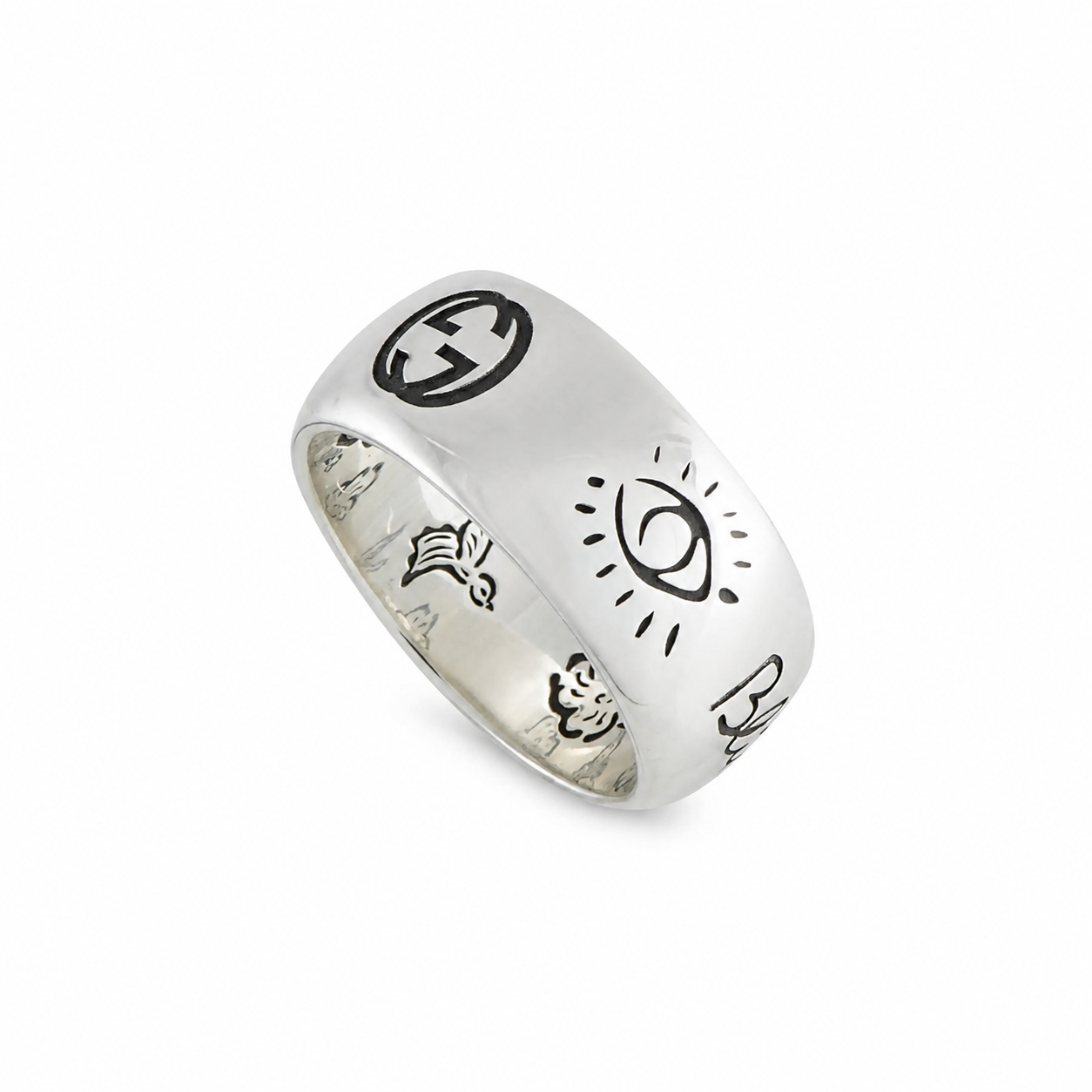 Gucci Blind for Love Silver Ring – BuyHeda